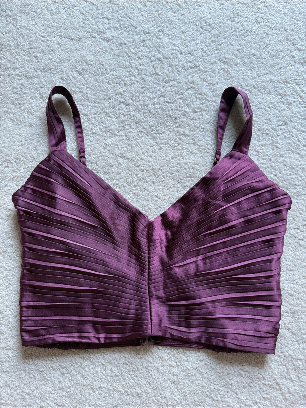 Abercrombie & Fitch Purple V-Neck Tank